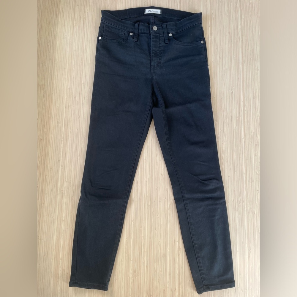 Madewell Black High Rise Skinny Jeans